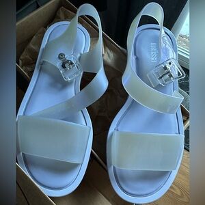 Melissa Women's Sandals in Lilac Pearl Size 6